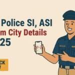 UP Police SI, ASI Exam City Admit Card Details 2025.