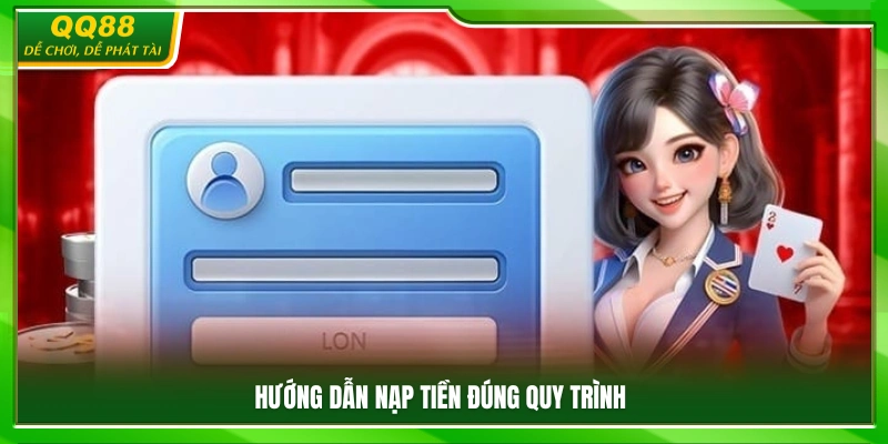 Hướng dẫn nạp tiền theo từng bước